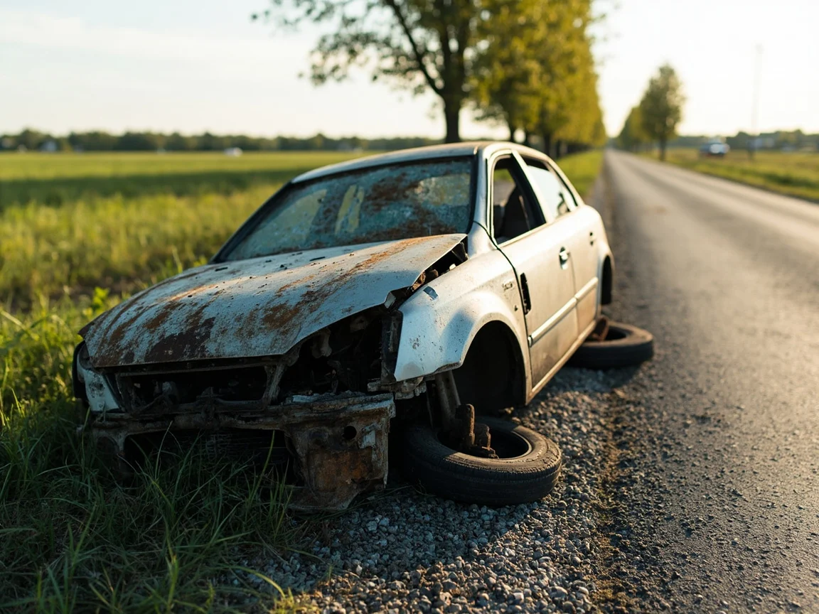 Epave voiture &middot; image &agrave; la une