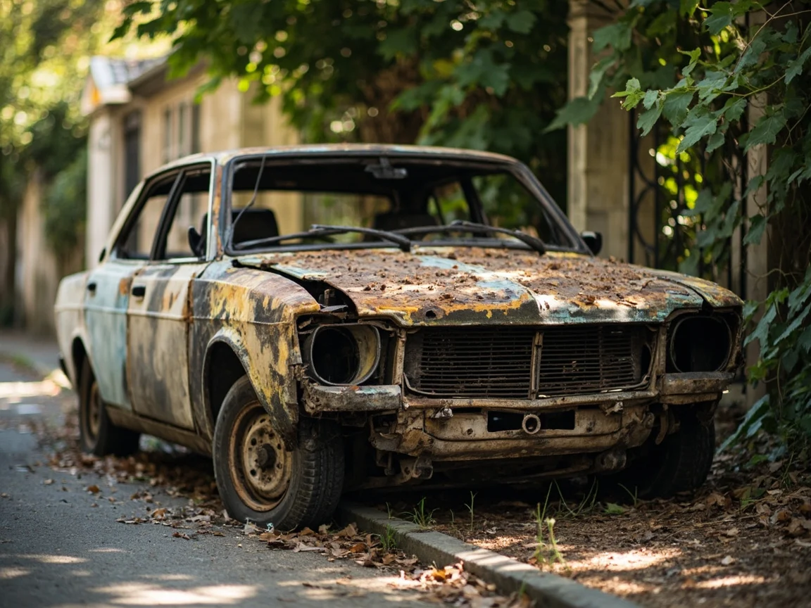 Epave voiture &middot; image &agrave; la une