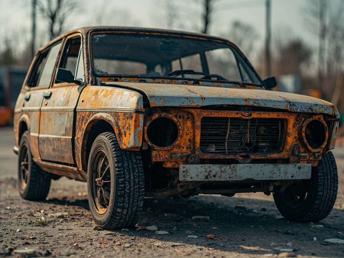 Epave voiture &middot; image &agrave; la une