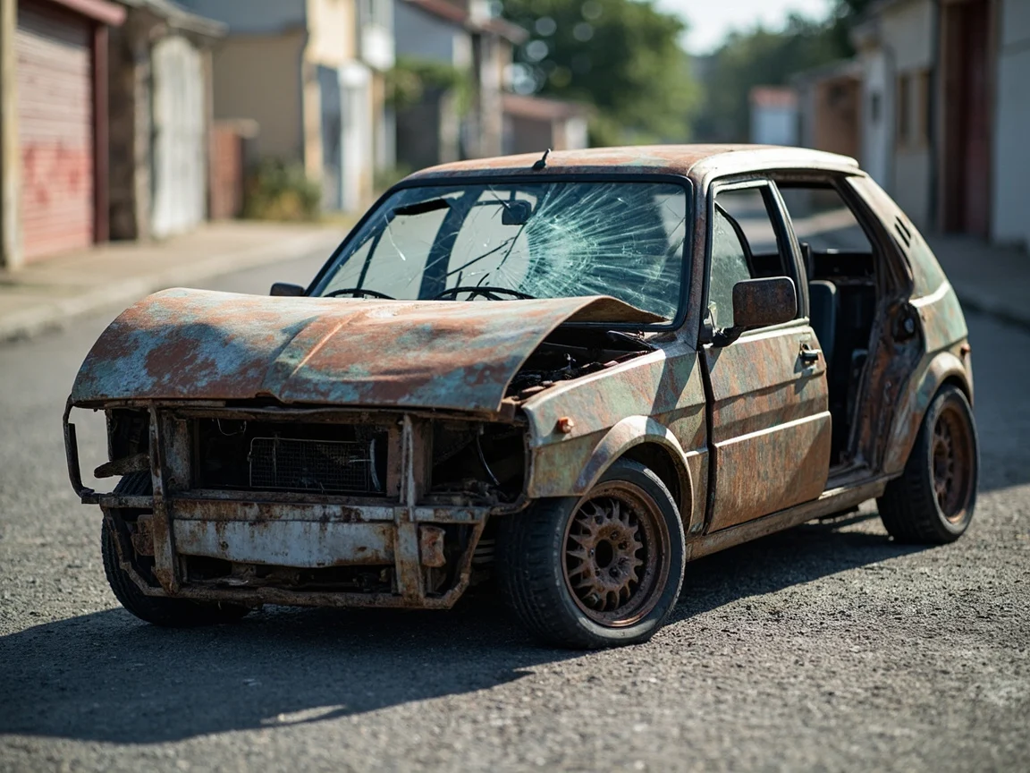 Epave voiture &middot; image &agrave; la une
