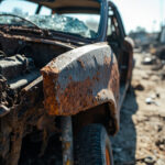 , , , ,  - Destruction voiture Montcourt-Fromonville, 77140