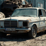 , , , ,  - Destruction voiture - Gif-Sur-Yvette / Essonne / 91190