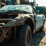 , , , ,  - Destruction voiture - Villiers-Saint-Georges / Seine-et-Marne / 77560