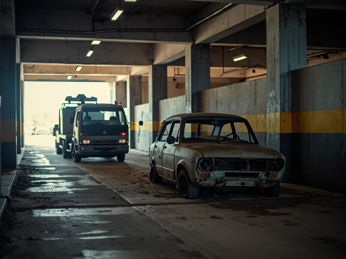 Enl&egrave;vement &eacute;pave sous-sol / parking &middot; image &agrave; la une
