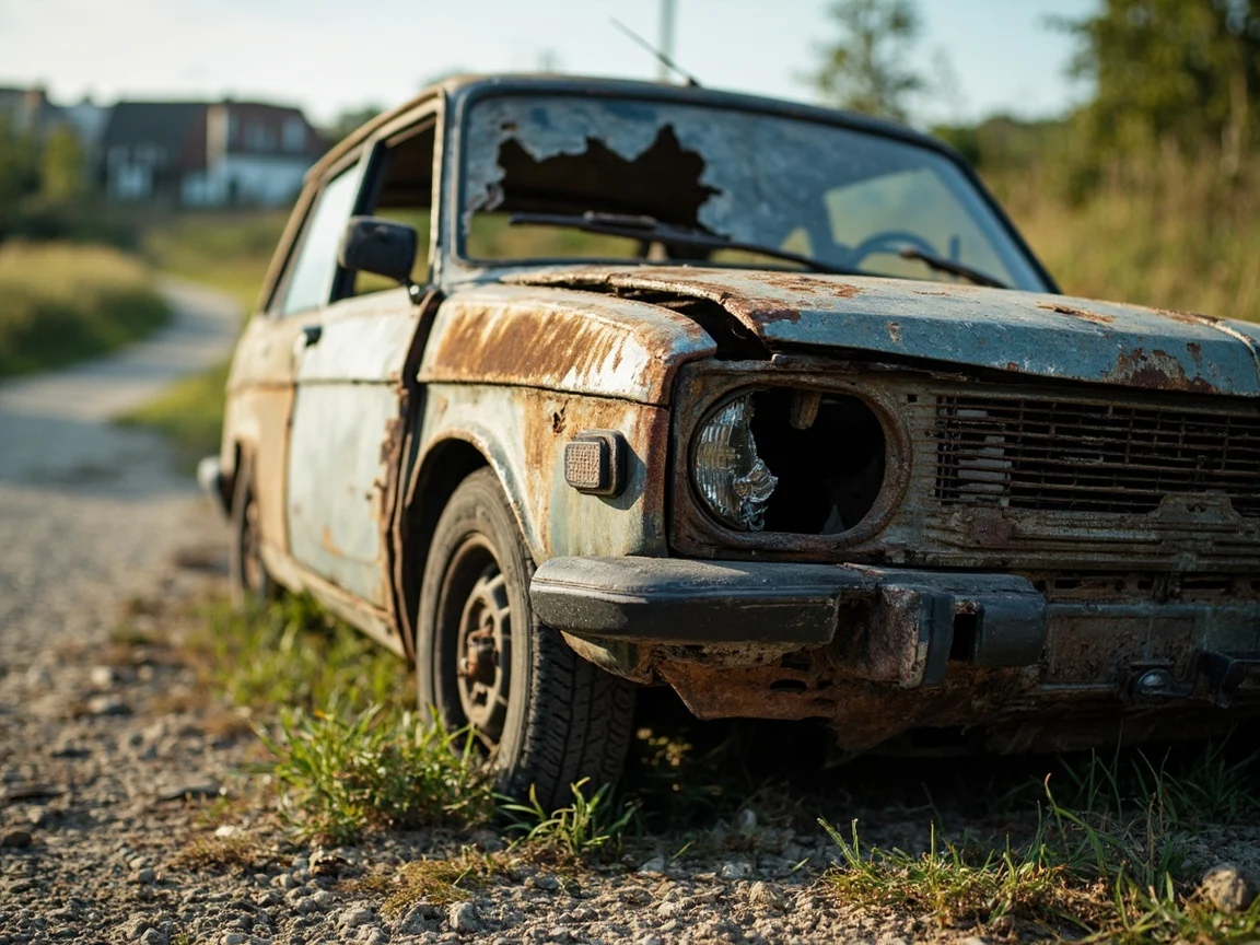 Epave voiture &middot; image &agrave; la une