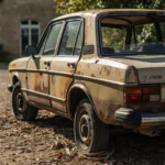 Epave voiture &mdash; Epave voiture Barbizon / 77 &middot; image &agrave; la une
