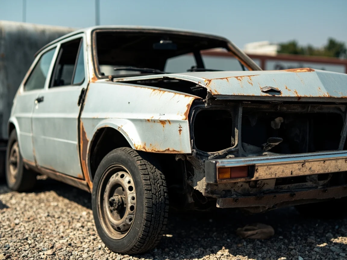 Epave voiture &middot; image &agrave; la une