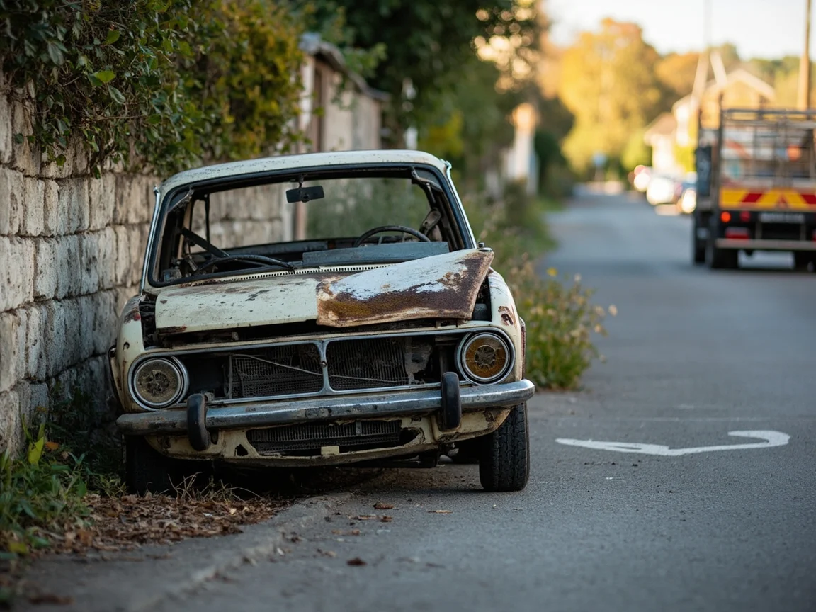 Epave voiture &middot; image &agrave; la une