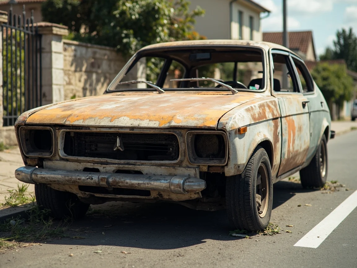 Epave voiture &middot; image &agrave; la une