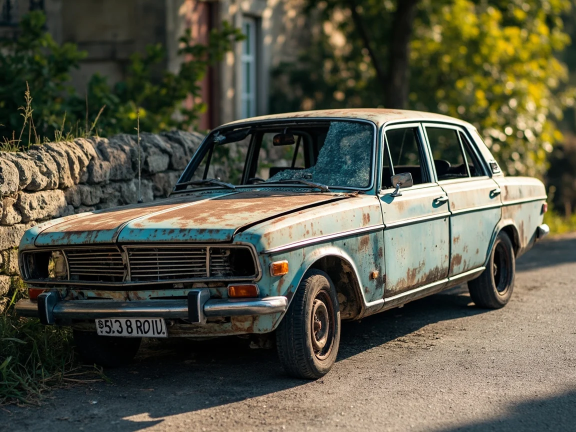 Epave voiture &middot; image &agrave; la une