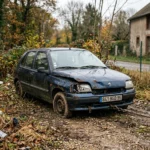 Epave voiture &mdash; Epave voiture 95 (Val-d'Oise) &middot; image &agrave; la une