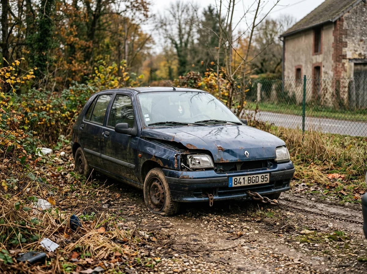 Epave voiture &middot; image &agrave; la une
