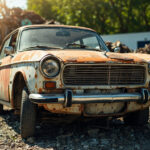 , , , ,  - Destruction voiture - 77320 Jouy-Sur-Morin