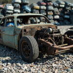 , , , ,  - Destruction voiture - 77171 - Sourdun - Seine-et-Marne