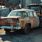 , , , ,  - Destruction voiture - 95 - Margency - 95580