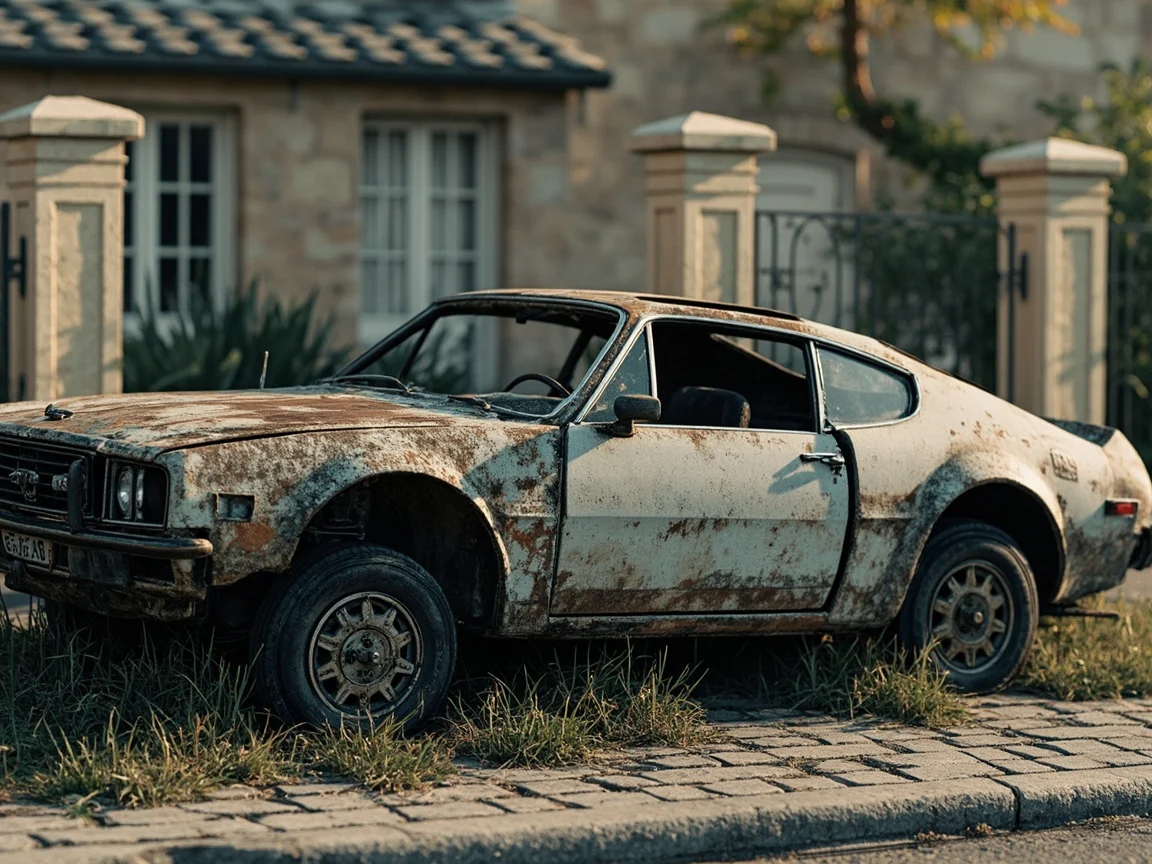 Epave voiture &middot; image &agrave; la une