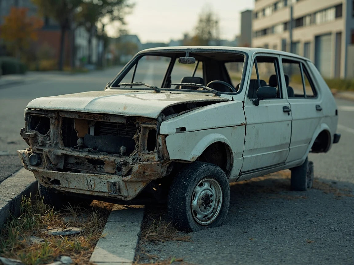 Epave voiture &middot; image &agrave; la une