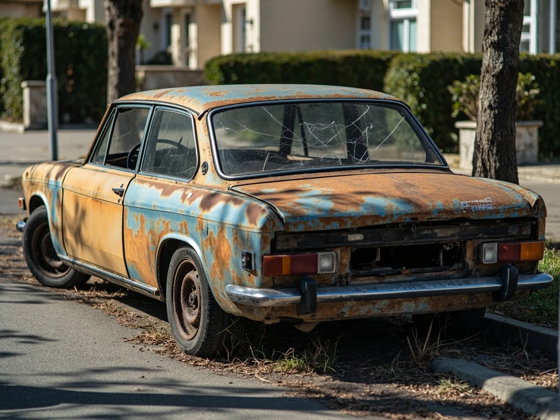 Epave voiture &middot; image &agrave; la une