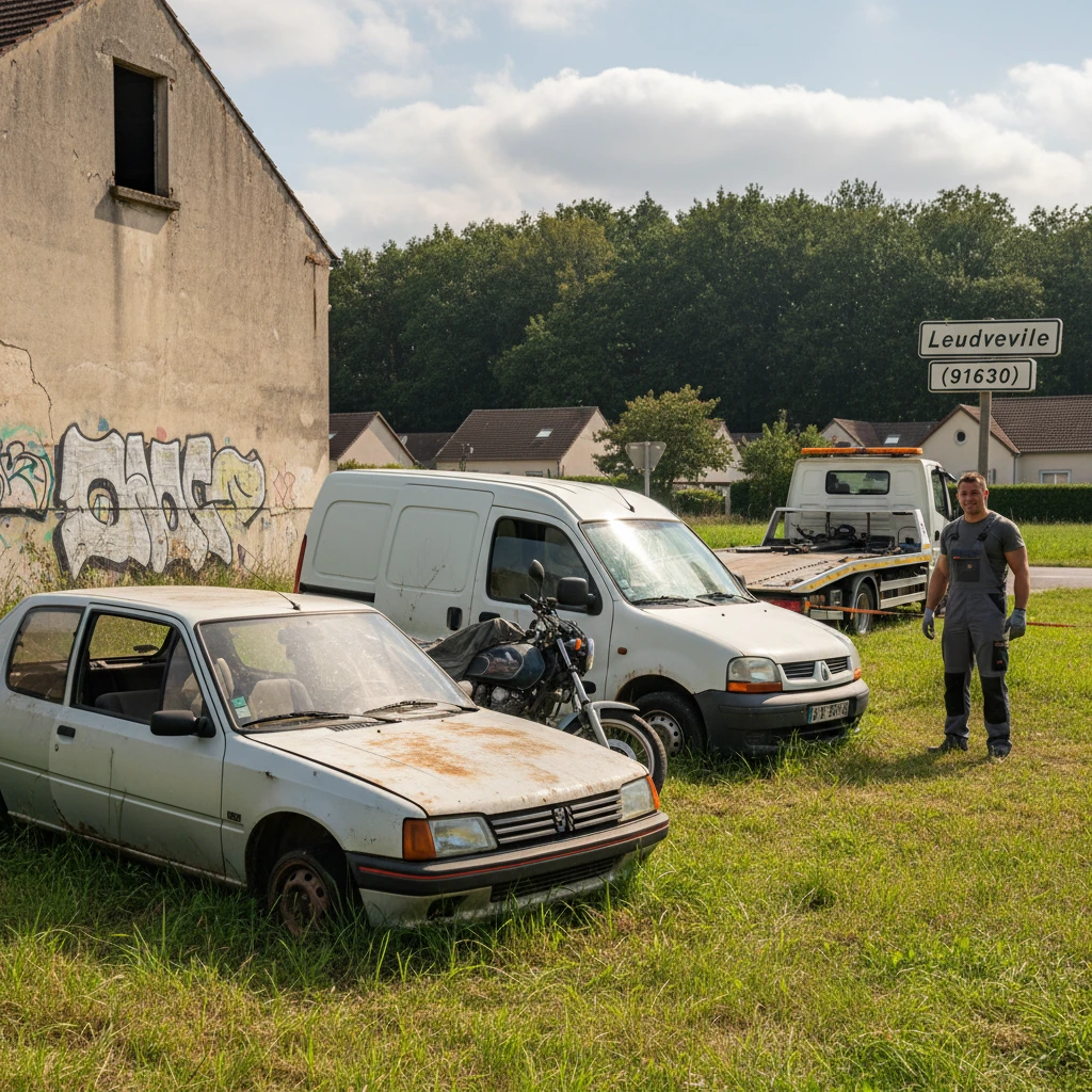 Epaviste gratuit, Enl&egrave;vement v&eacute;hicule hors d'usage, Epaviste Leudeville 91630, Destruction voiture gratuite Essonne, Recyclage automobile &Icirc;le-de-France