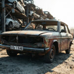 , , , ,  - Destruction voiture - Saint-Thibault-Des-Vignes - Seine-et-Marne (77)