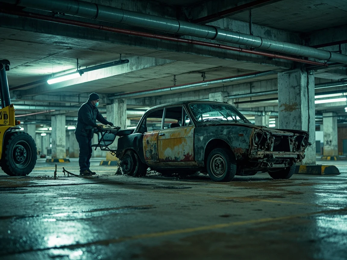 Enl&egrave;vement &eacute;pave sous-sol / parking &middot; image &agrave; la une