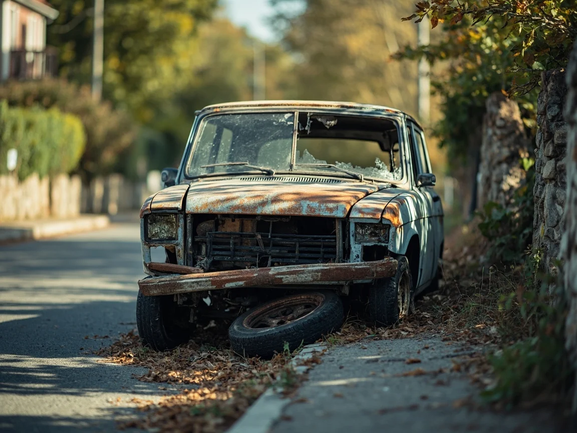 Epave voiture &middot; image &agrave; la une