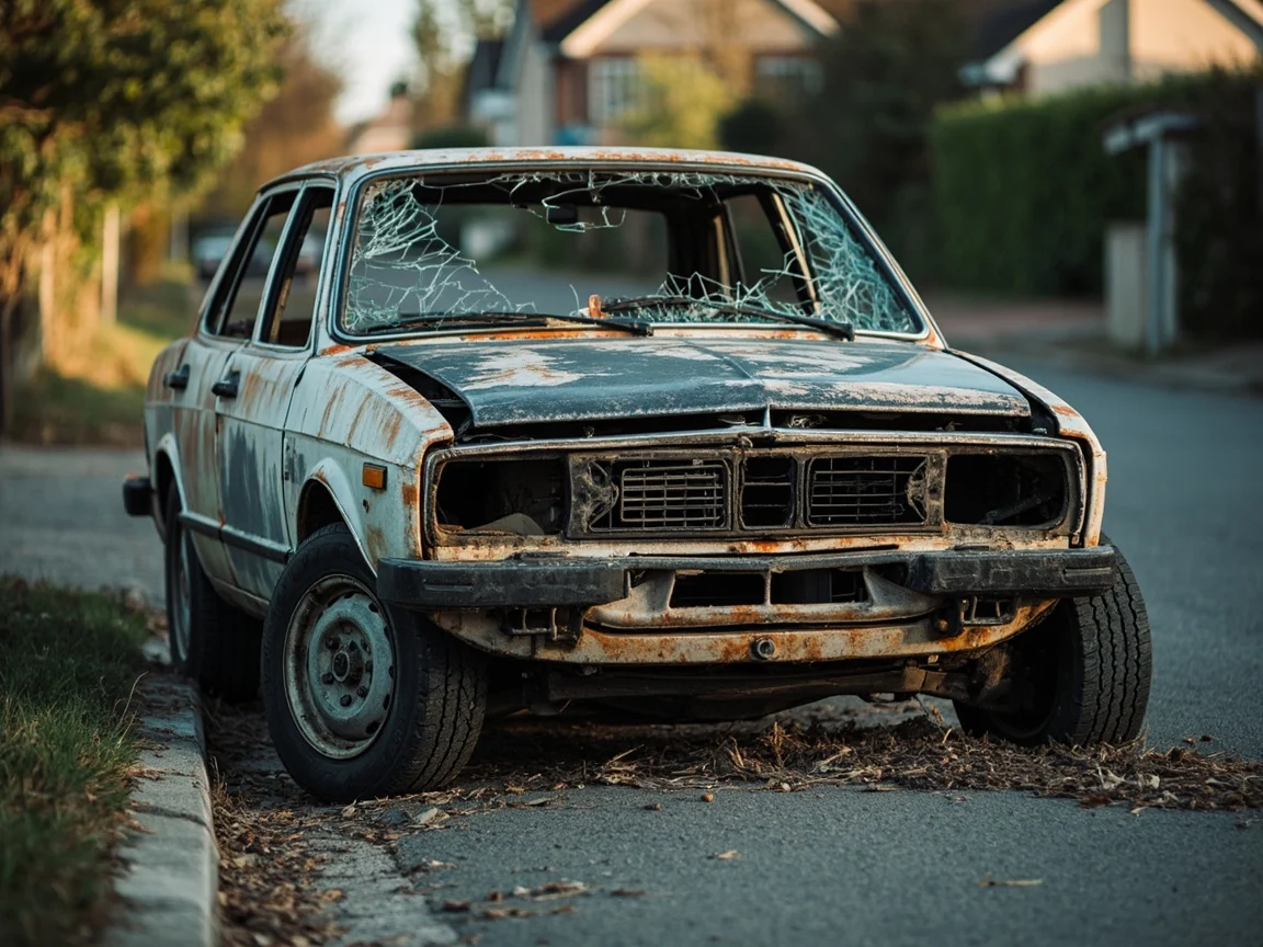 Epave voiture &middot; image &agrave; la une