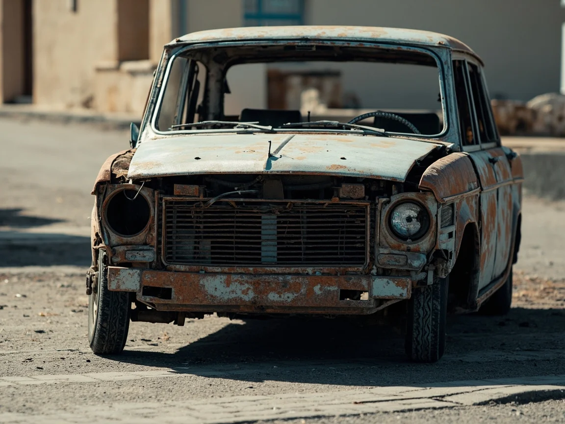 Epave voiture &middot; image &agrave; la une