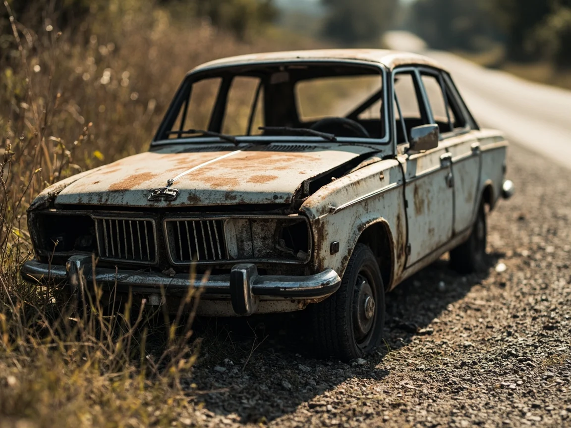 Epave voiture &middot; image &agrave; la une