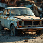 , , , ,  - Destruction voiture - Andilly - 95 - Val-d'Oise