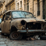 , , , ,  - Epave voiture : Paris 9 - 75009