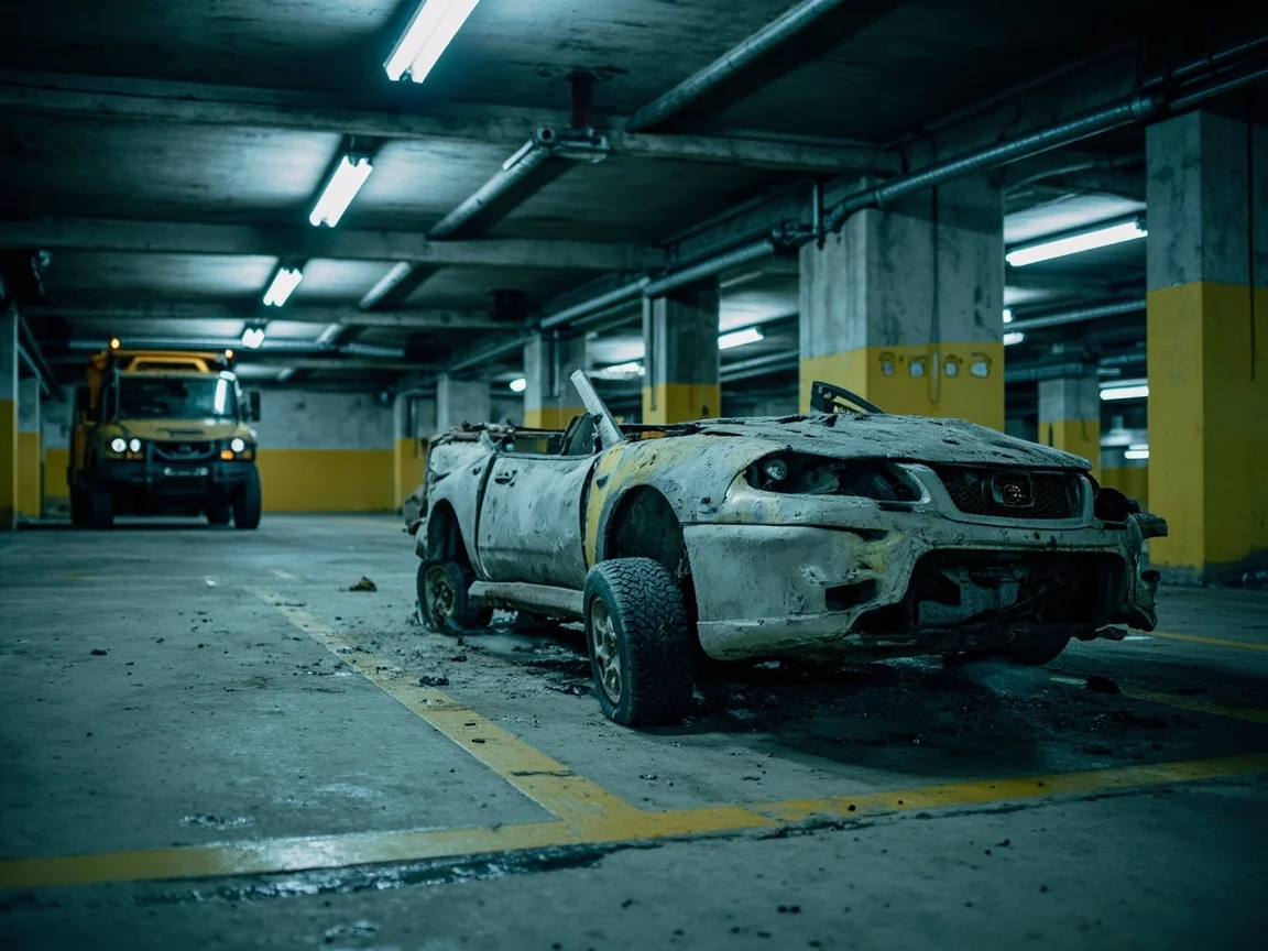 Enl&egrave;vement &eacute;pave sous-sol / parking &middot; image &agrave; la une