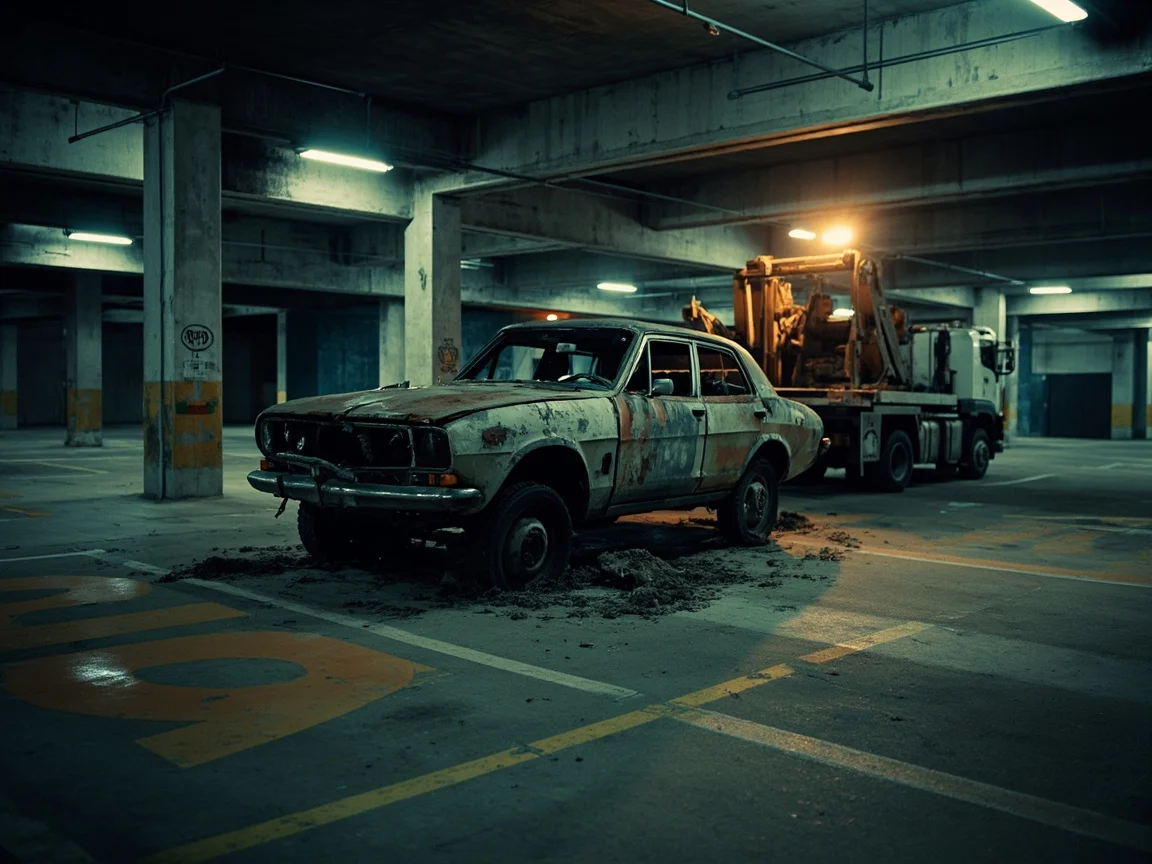 Enl&egrave;vement &eacute;pave sous-sol / parking &middot; image &agrave; la une