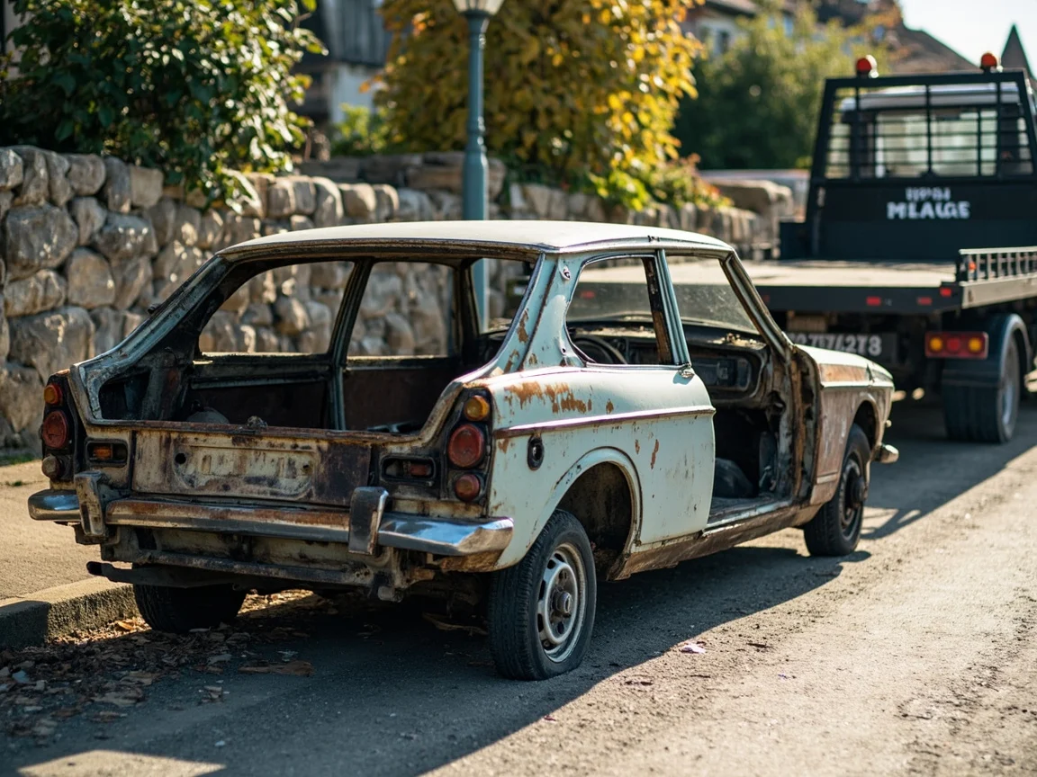 Epave voiture &middot; image &agrave; la une