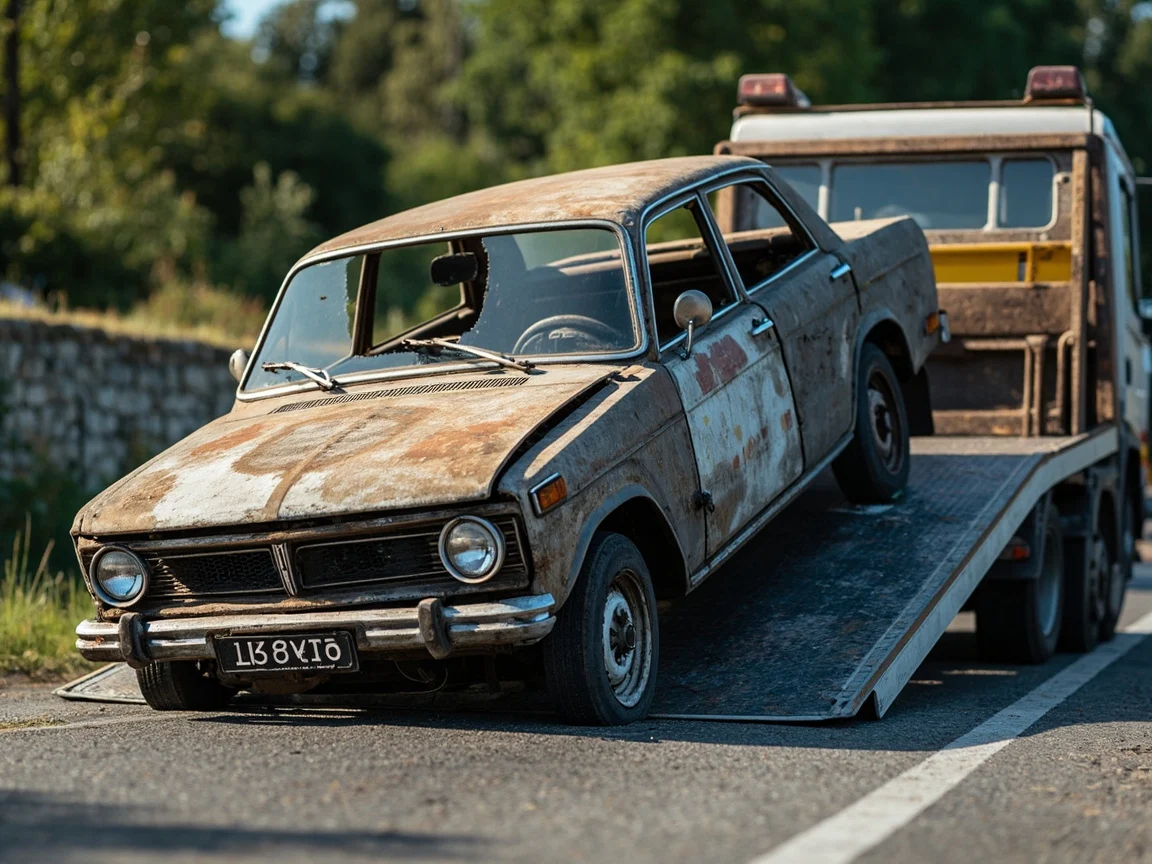 Epave voiture &middot; image &agrave; la une