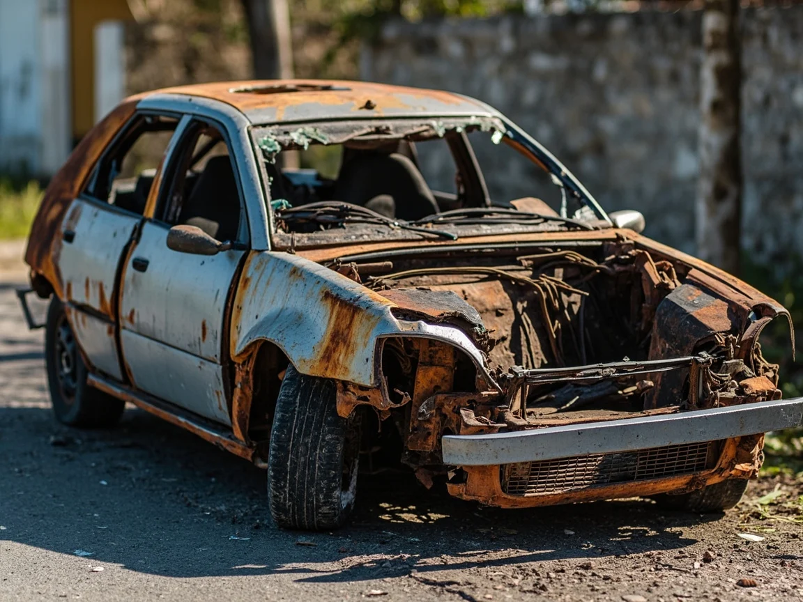 Epave voiture &middot; image &agrave; la une