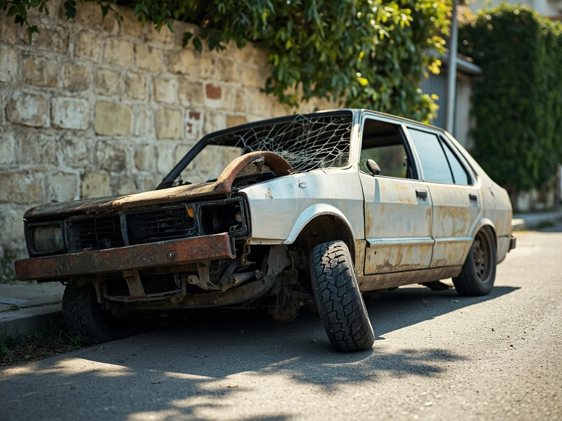 Epave voiture &middot; image &agrave; la une
