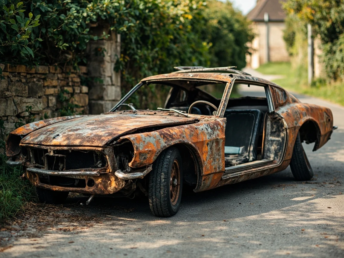 Epave voiture &middot; image &agrave; la une