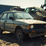 , , , ,  - Destruction voiture, Dourdan (91410)