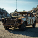 , , , ,  - Destruction voiture - Massy - 91300 - Essonne