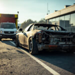 , , , ,  - Destruction voiture Limay / 78520