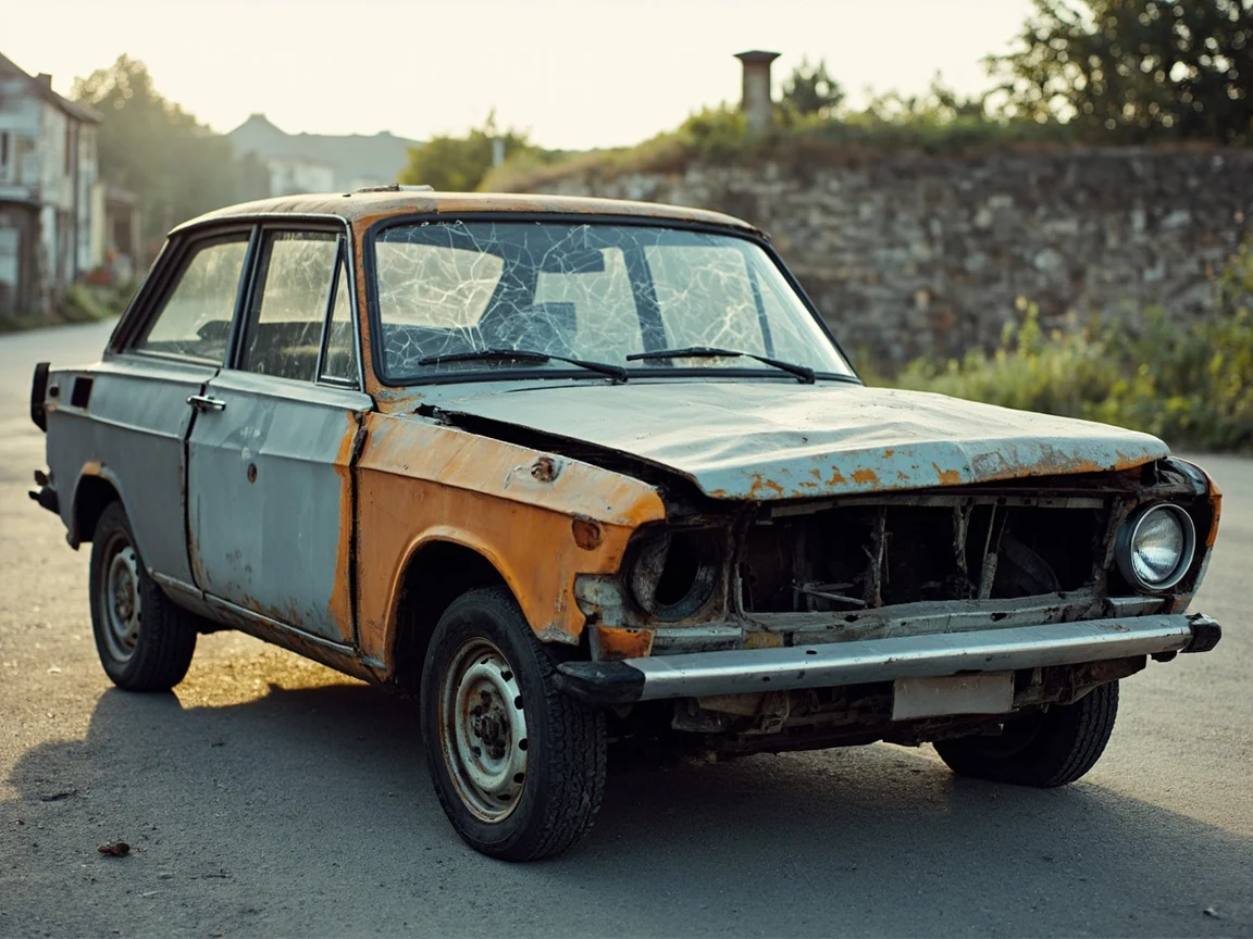 Epave voiture &middot; image &agrave; la une