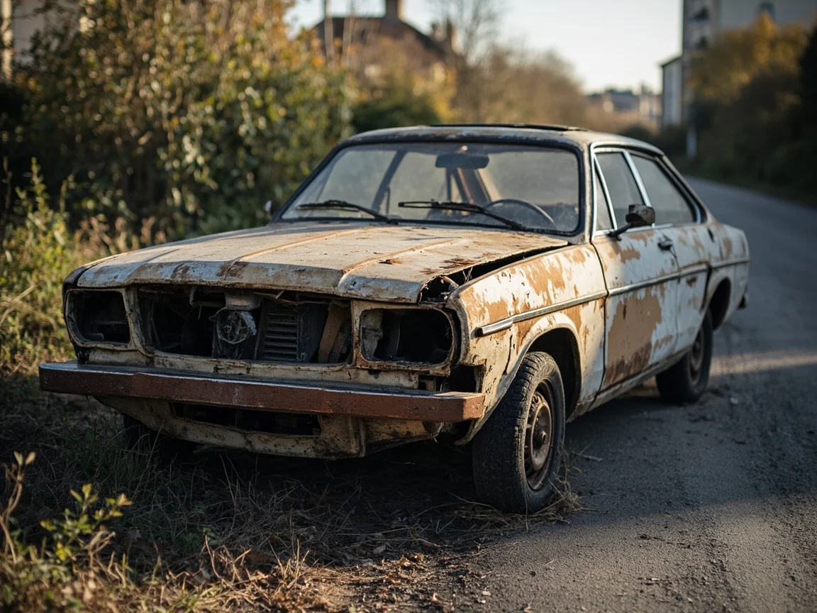 Epave voiture &middot; image &agrave; la une