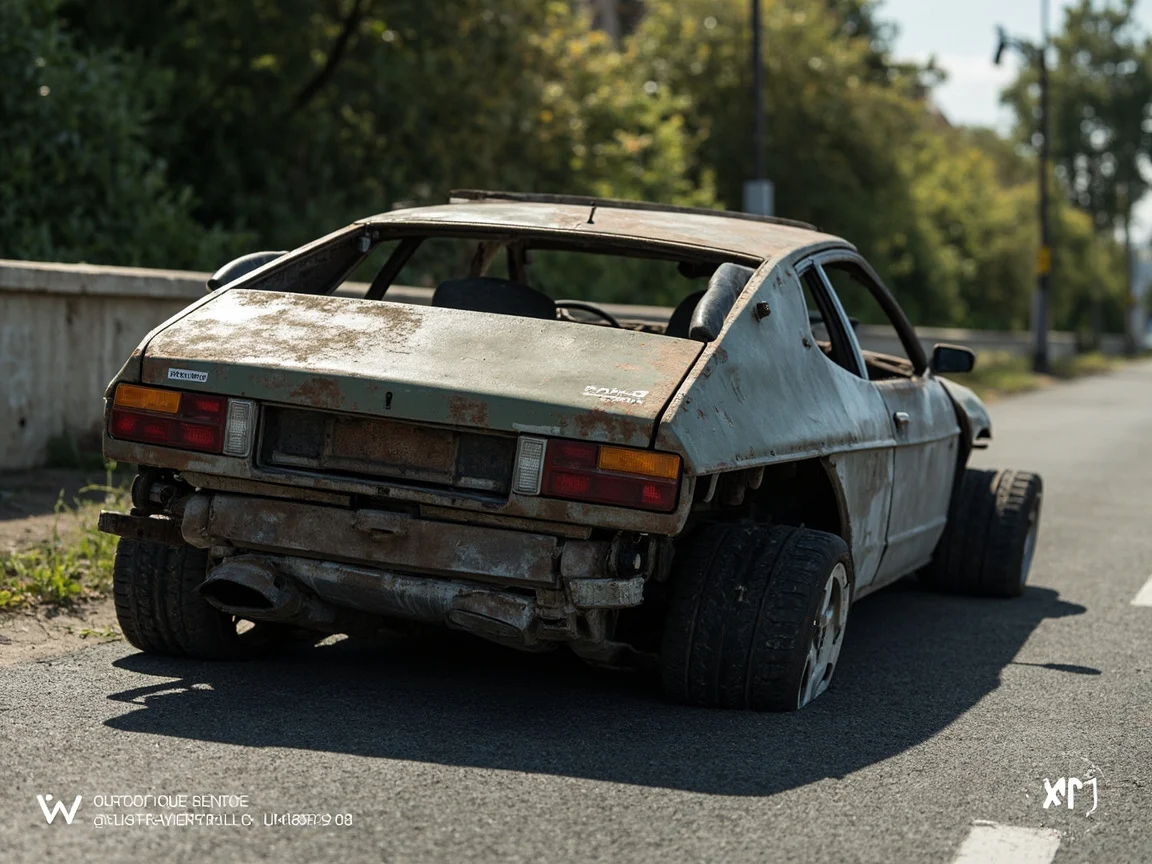 Epave voiture &middot; image &agrave; la une