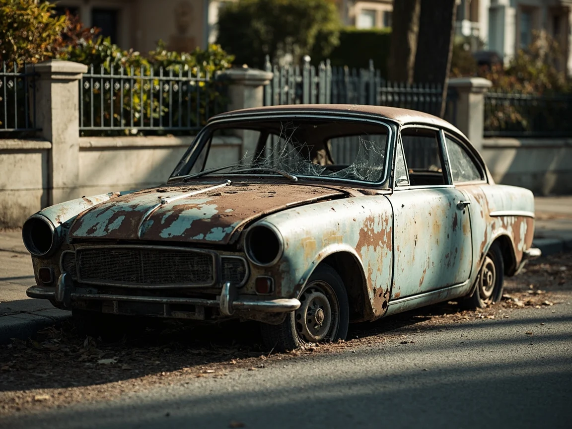 Epave voiture &middot; image &agrave; la une
