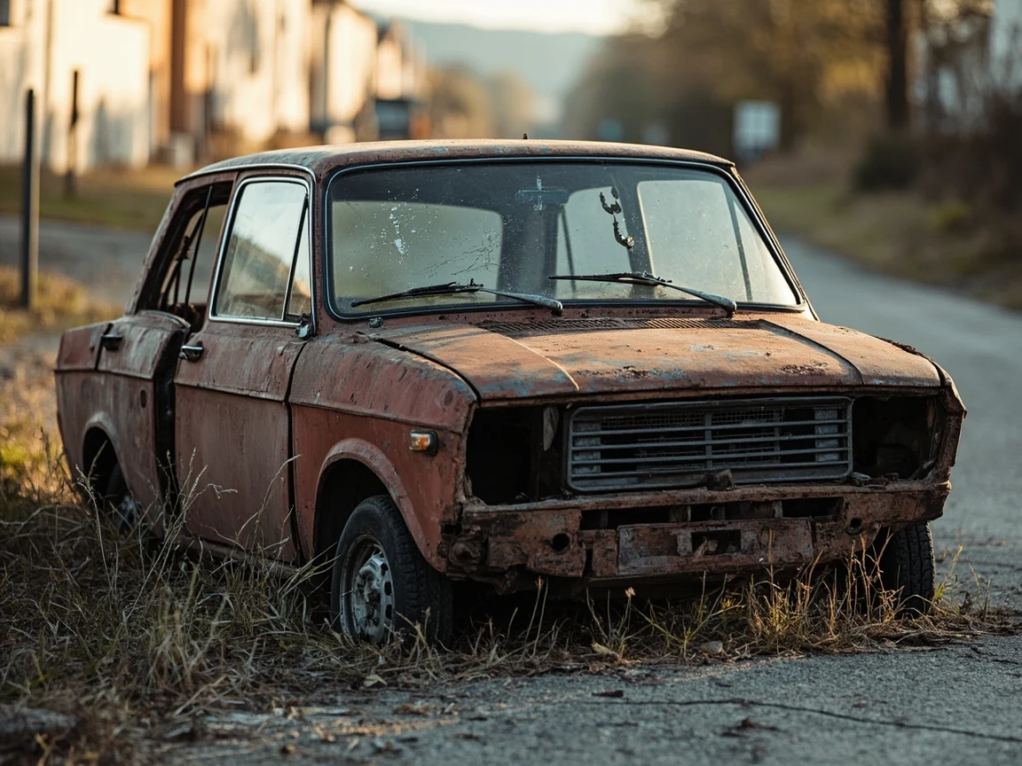 Epave voiture &middot; image &agrave; la une