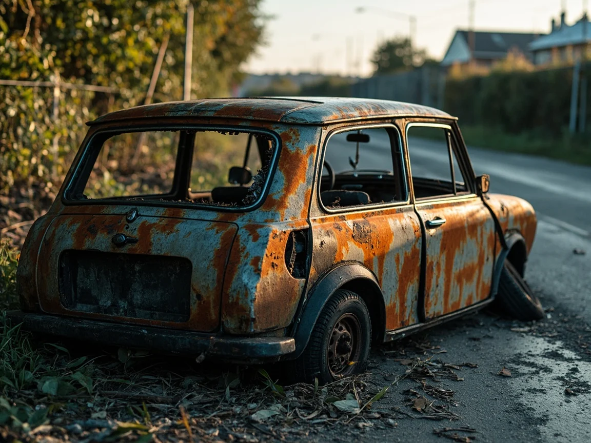Epave voiture &middot; image &agrave; la une