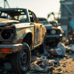 , , , ,  - Destruction voiture - Savigny-Sur-Orge - 91