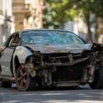 , , , ,  - Epave voiture Neuilly-Sur-Seine (92521)