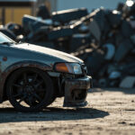, , , ,  - Destruction voiture - Coudray-Montceaux / 91830 / Essonne